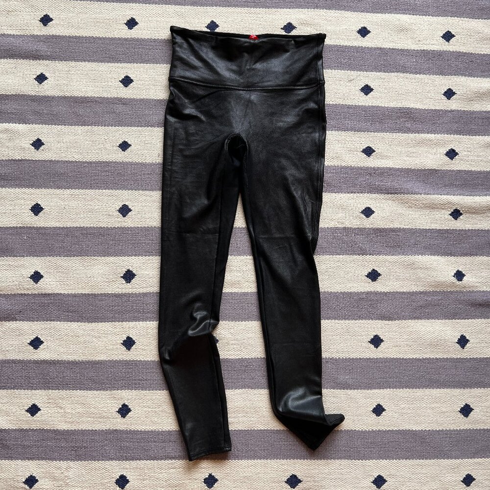 Spanx Faux Leather Leggings - M